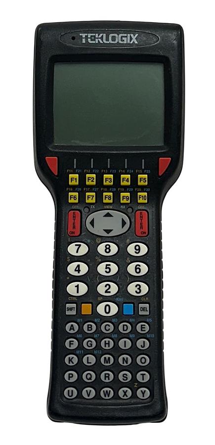 Used TEKLOGIX 7030LR MODEL 7030 HANDHELD TERMINAL BARCODE SCANNER KEYPAD USNP
