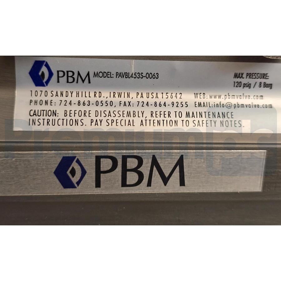 PBM PAVBL453S-0063 Actuator 3/4" Bronze Valve w/ StoneL Onyx ON922 DNet Monitor