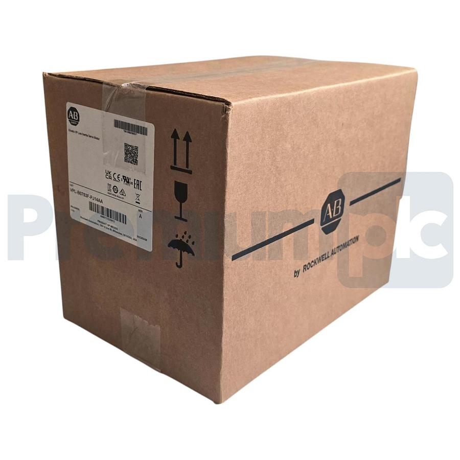 Sealed Allen Bradley VPL-B0753F-PJ14AA /A Kinetix VP Servo Motor w/ 24V Brake