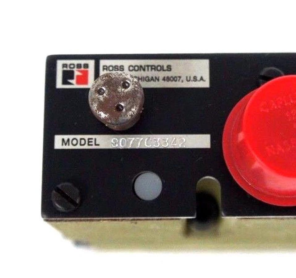 NEW ROSS CONTROLS 8077C3342 SOLENOID PILOT VALVE 24VDC 2-10BAR