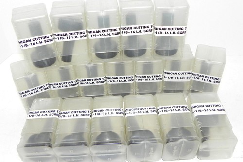 NEW, LOT OF 18, MICHIGAN CUTTING TOOL, 1-1/8-16 L.H. SCREWS