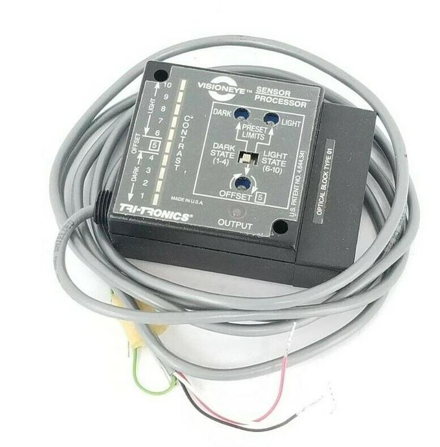 Used NIB TRI-TRONICS BSDLG01 VISIONEYE PHOTOELECTRIC SENSOR / PROCESSOR