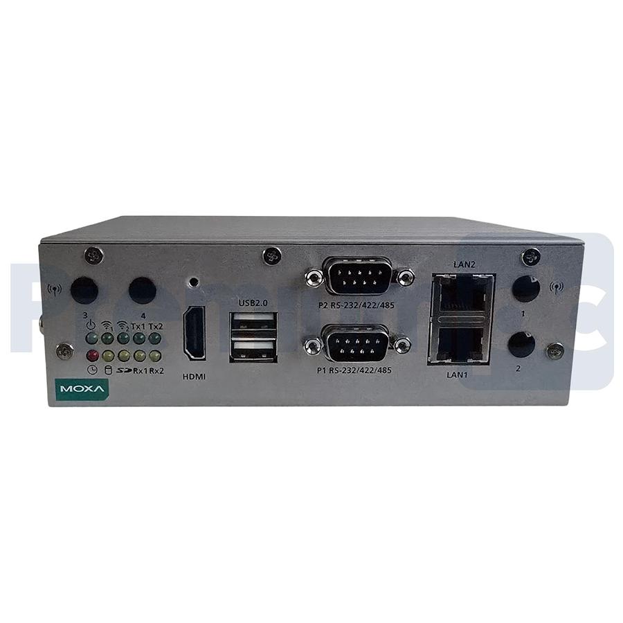 Used MOXA V2201-E4-T (Custom) V2201 DIN-rail x86 Computer IPC Intel Atom E3845 NSMP