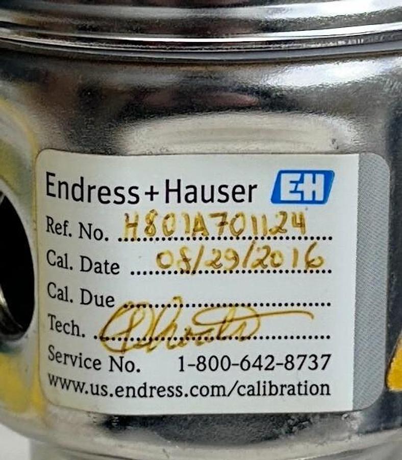 Used ENDRESS+HAUSER FMB50-16R2/0 / FMB50-AA22QA1HGAUPJB3U Deltapilot M HART REPAIRED
