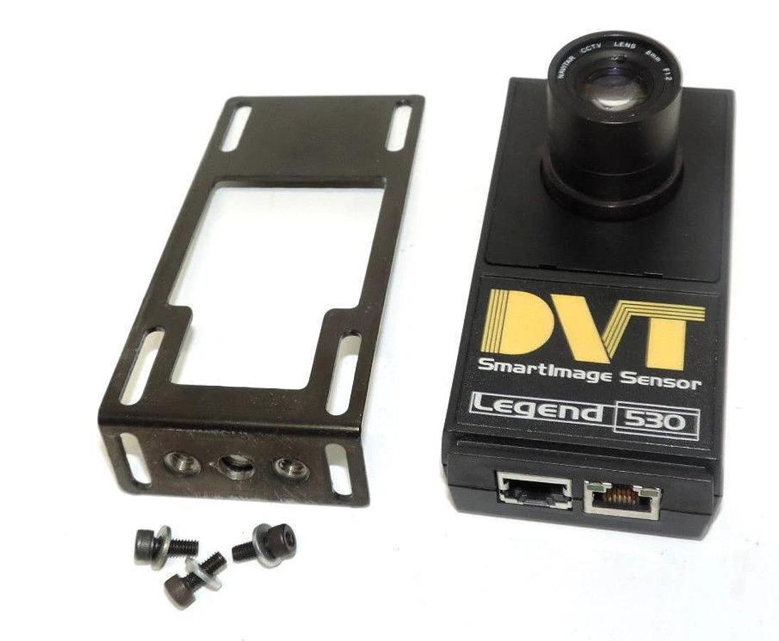 Used DVT 530 SMARTIMAGE SENSOR LEGEND PART # 530M W/CCTV 8mm F1.2 LENS