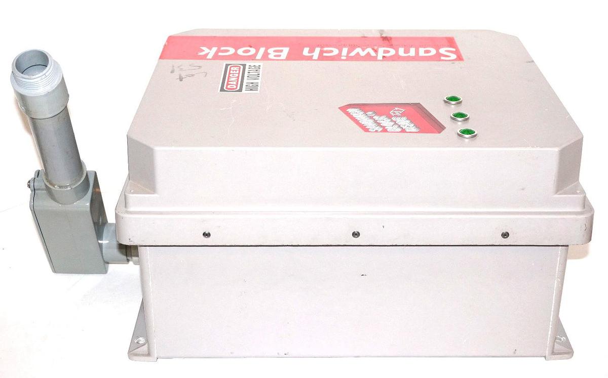 Used LIGHTING ELIMINATORS SB22 120/208V 3 SANDWICH BLOCK PART NO. 0004503