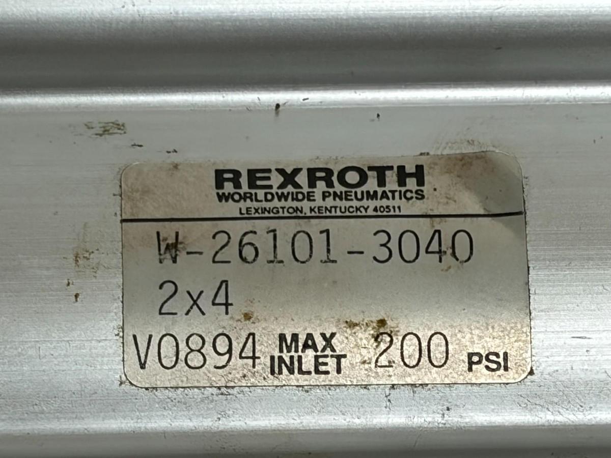 Used Rexroth TaskMaster 2x4 Pneumatic Cylinder R432022318 Case Erector Rebuilt