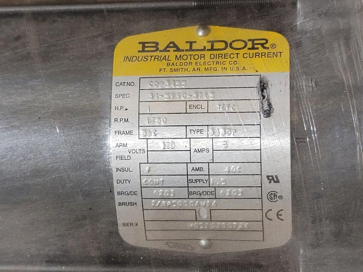 Used NEW ABB BALDOR CDP3455 PERMANENT MAGNET MOTOR 1HP 1750RPM 56C