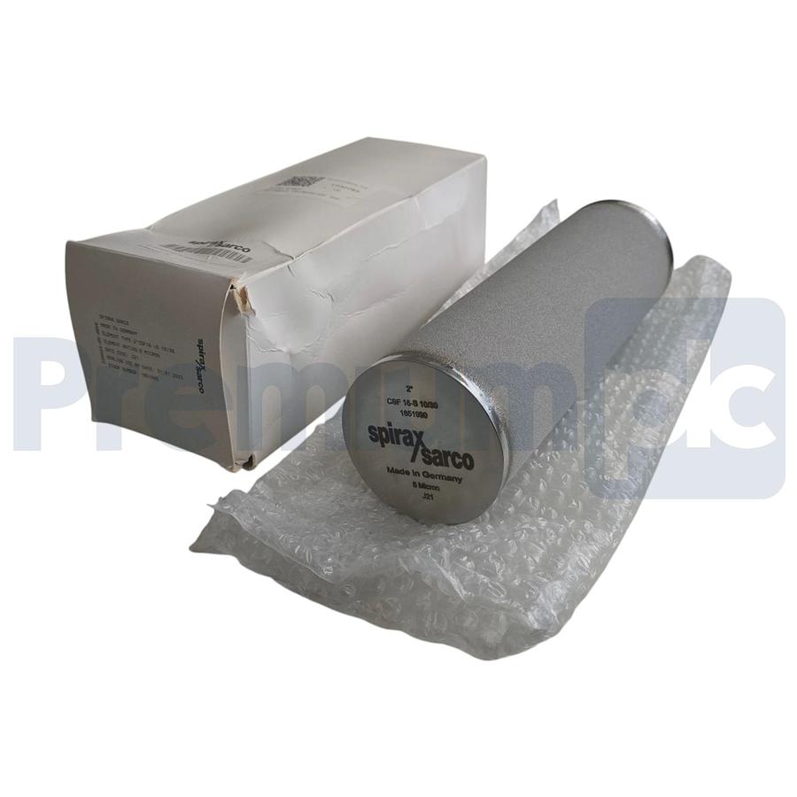 Used Spirax Sarco 2" CSF16 -S 10/30 Steam Filter Element S/S 5 Micron 1851990 NSMP