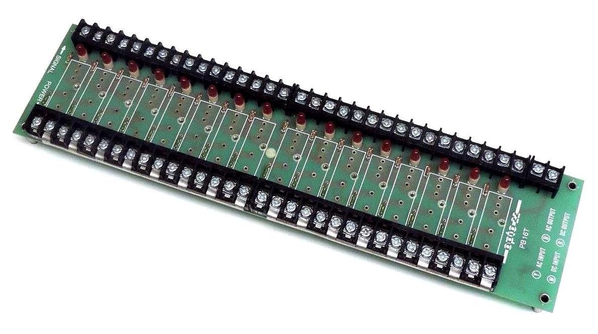 Used OPTO 22 PB16T I/O MODULE RACK 001057B