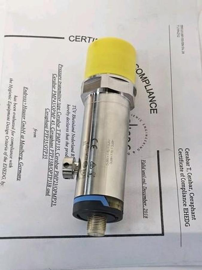 Used NIB ENDRESS + HAUSER CERABAR PMP23 PRESSURE TRANSMITTER PMP23-41W3/0