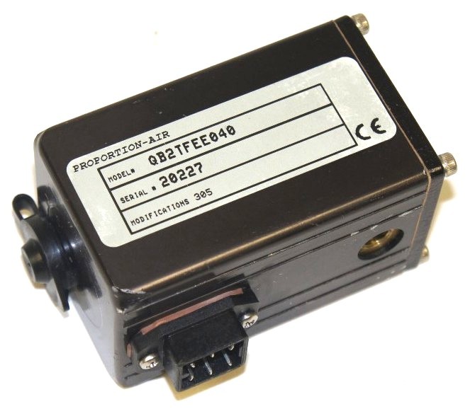 Used PROPORTION AIR INC. QB2TFEE040 PRESSURE CONTROL VALVE MODIFICATIONS 305