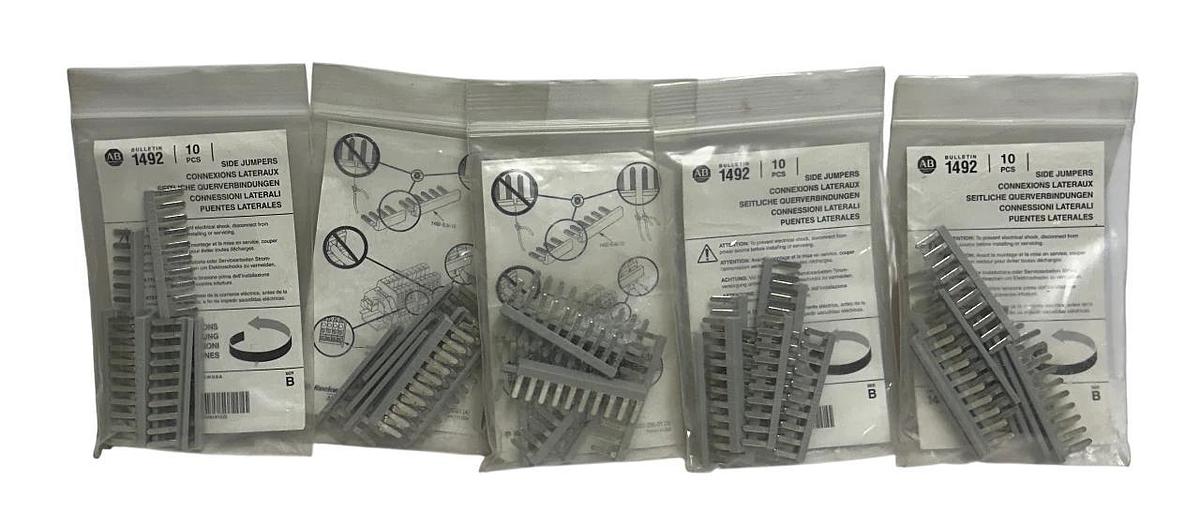 50 ALLEN BRADLEY 1492-SJ6-10 /B BULLETIN 1492 SIDE JUMPERS GRAY OEM NSMP
