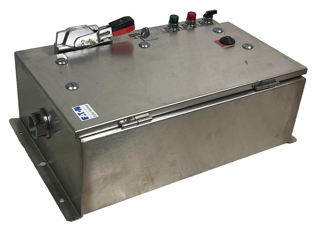 Eaton ECN2414CHC Stainless 4X Enclosure w/ HMCP Breaker & Transformer, P3A23C40