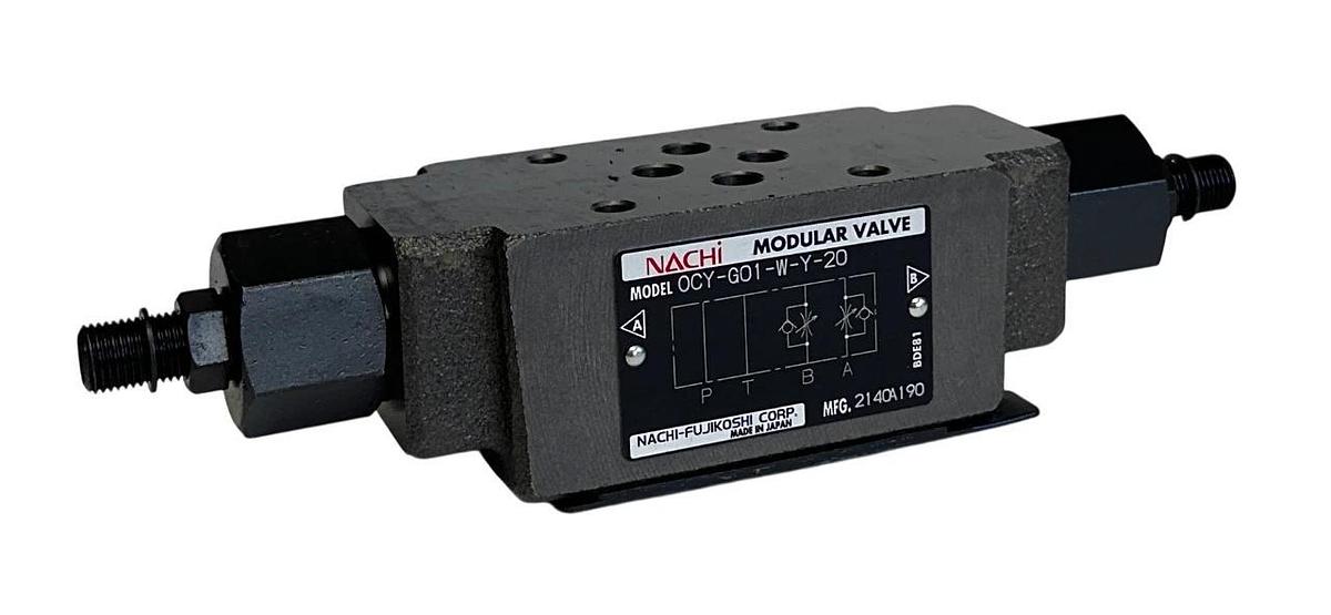 NACHI OCY-G01-W-Y-20 / OCYG01WY20 HYDRAULIC MODULAR FLOW CONTROL VALVE NSNP