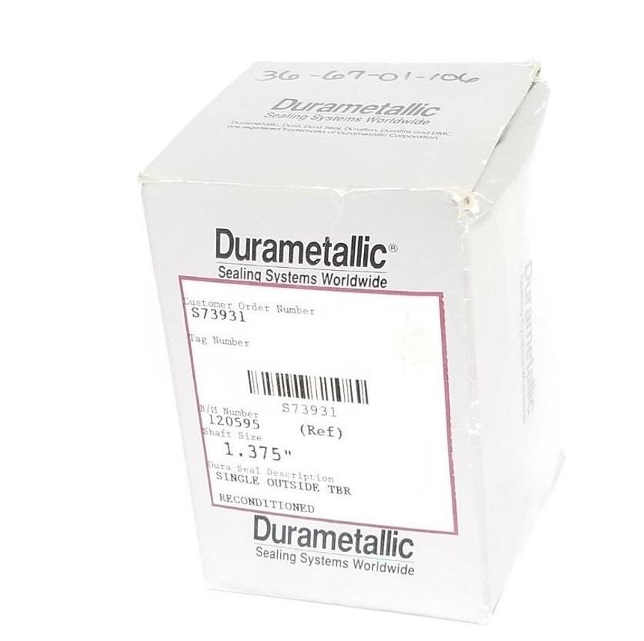 Used DURAMETALLIC S73931 SEAL 1.375", LI3Y1375S33, W.L. 1.12", S.G..12", 120595