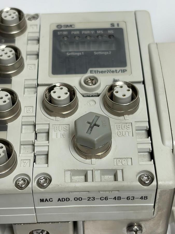 Used NEW SMC EX600-SEN3 EtherNet/IP Valve Manifold VQC2201N-51 EX600-DXPD