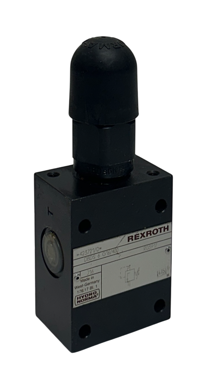 Used REXROTH DBDS 6 G16/400 / 423721/0 HYDRO NORMA HYDRAULIC RELIEF VALVE NSNP