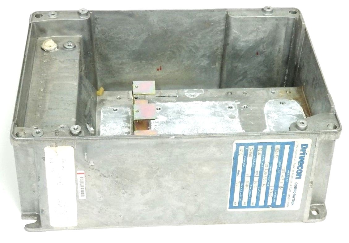 Used DRIVECON CORP. KVFX-475-E DRIVE BASE W/ HEAT SINK 380-460V/3/50-60HZ KVFX475E