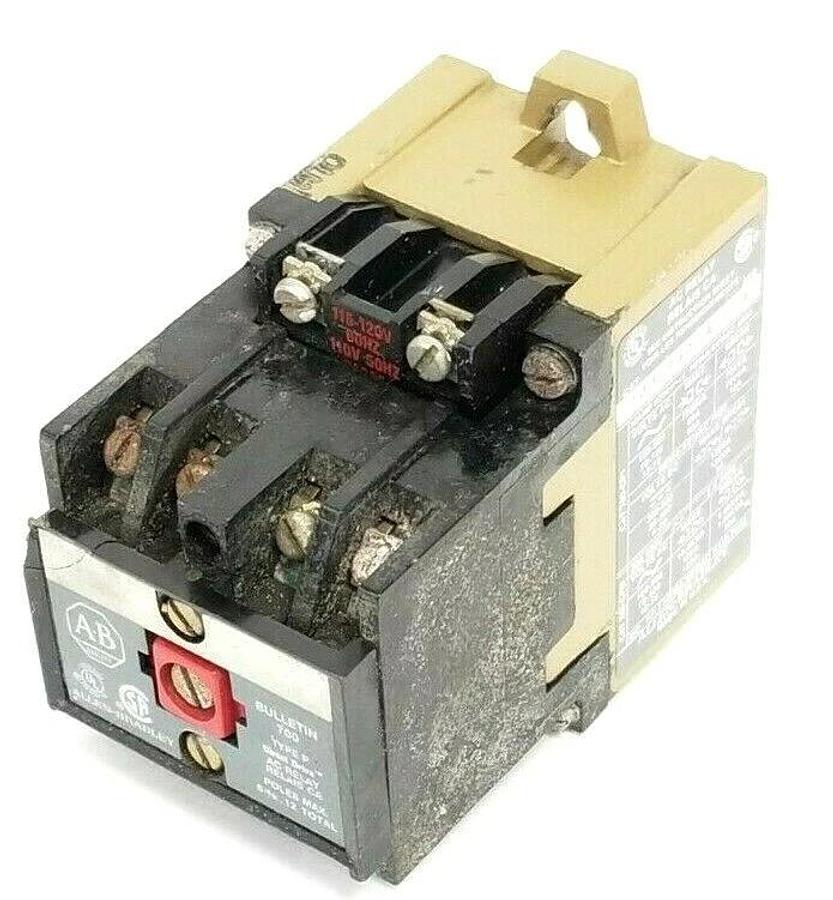 Used ALLEN BRADLEY 700-P400A1 AC RELAY SER. A, 700P400A1
