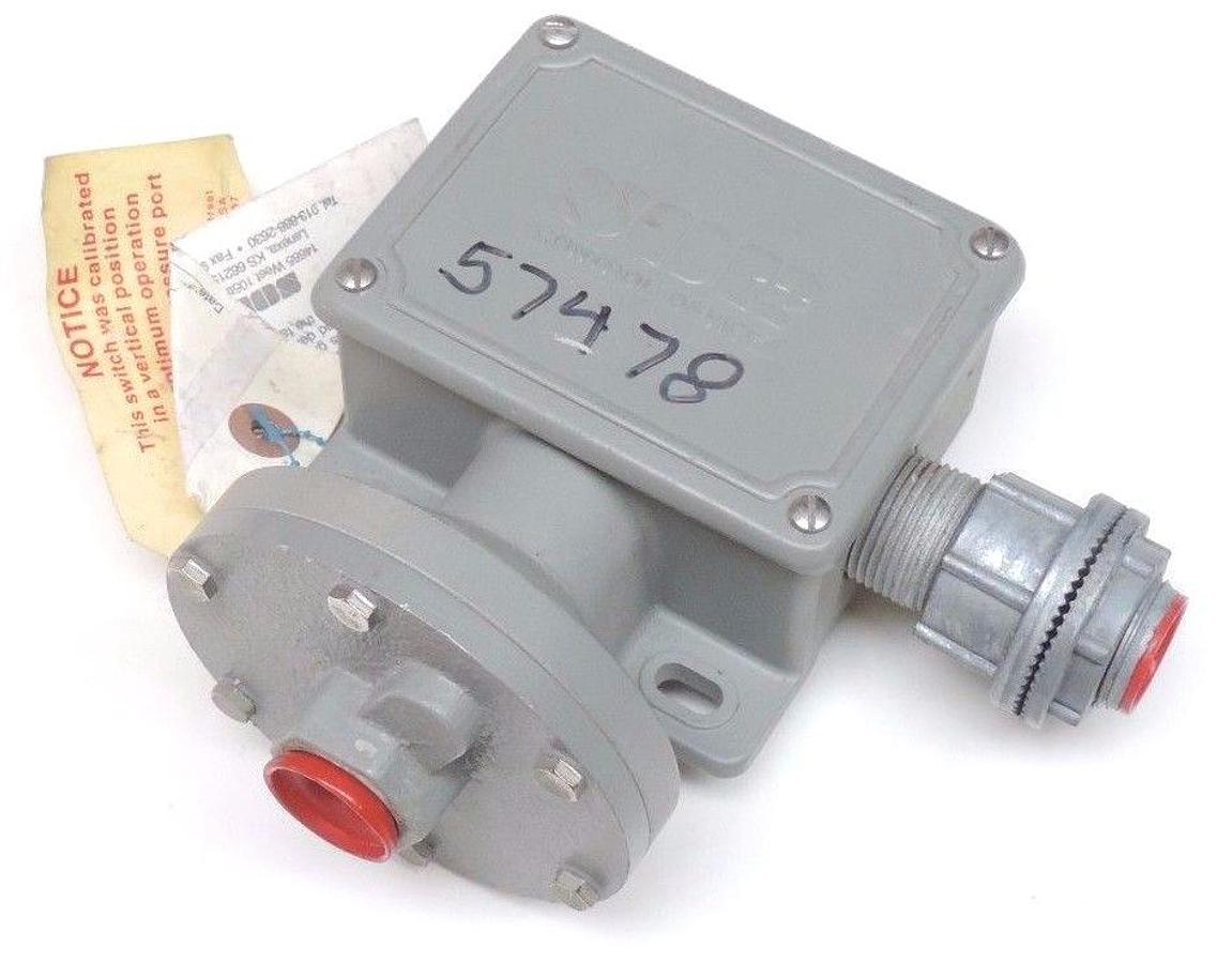 Used NEW SOR STATIC-O-RING 12NN-K614-M2-B2A-TT PRESSURE SWITCH 12NNK614M2B2ATT