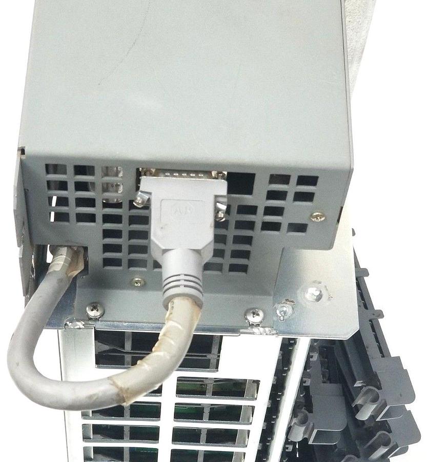 Used ALLEN-BRADLEY 1771-A3B1/B 12 SLOT I/O CHASSIS 1771A3B1 W/ 1771-P7 POWER SUPPLY