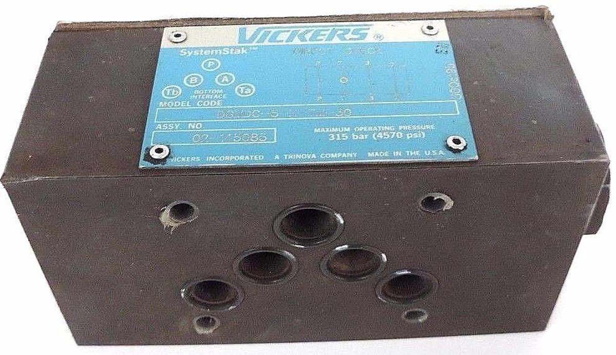 Used NEW VICKERS DGMDC-5-X-TM-30 DIRECT CHECK VALVE SYSTEMSTAK 300CT95, 02-145085