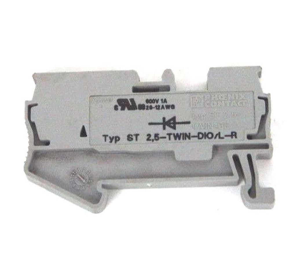 BOX OF 34 NEW PHOENIX CONTACT ST 2.5 TWIN-DIO/L-R ORD. NO. 3036246