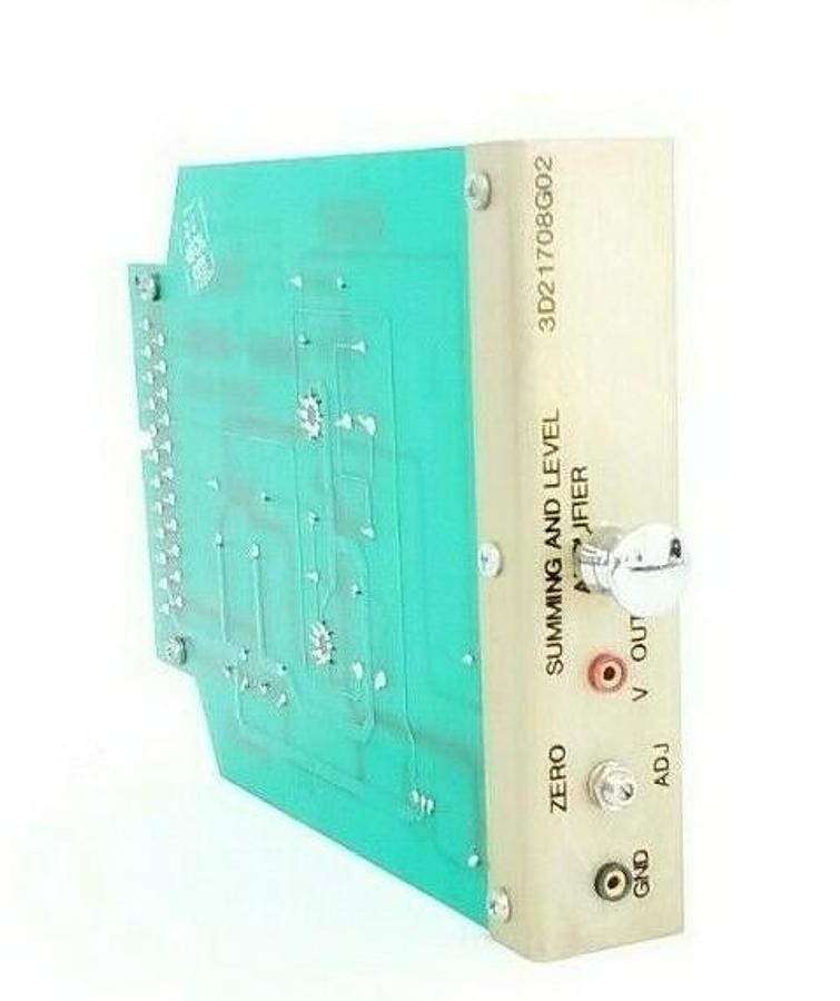Used WESTINGHOUSE 3D21708G02 SUB 5 SUMMING & LEVEL AMPLIFIER BOARD