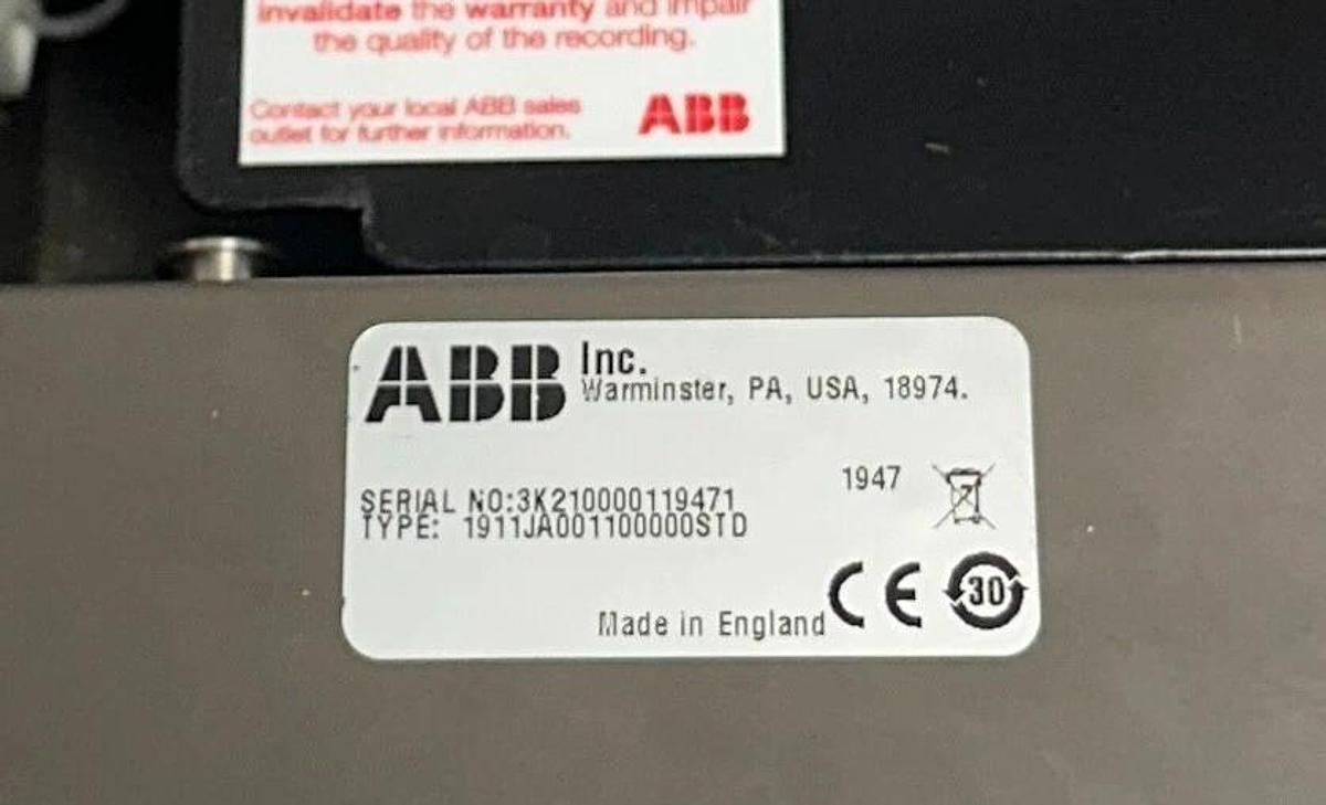 Used For Parts ABB 1911JA001100000STD COMMANDER 1900 CIRCULAR CHART RECORDER 1-PEN