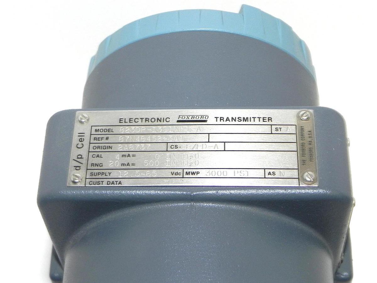 Used NIB FOXBORO ELECTRONIC 823DP-I3S1NH1-A TRANSMITTER W/ B0139CZ PRESSURE SWITCH