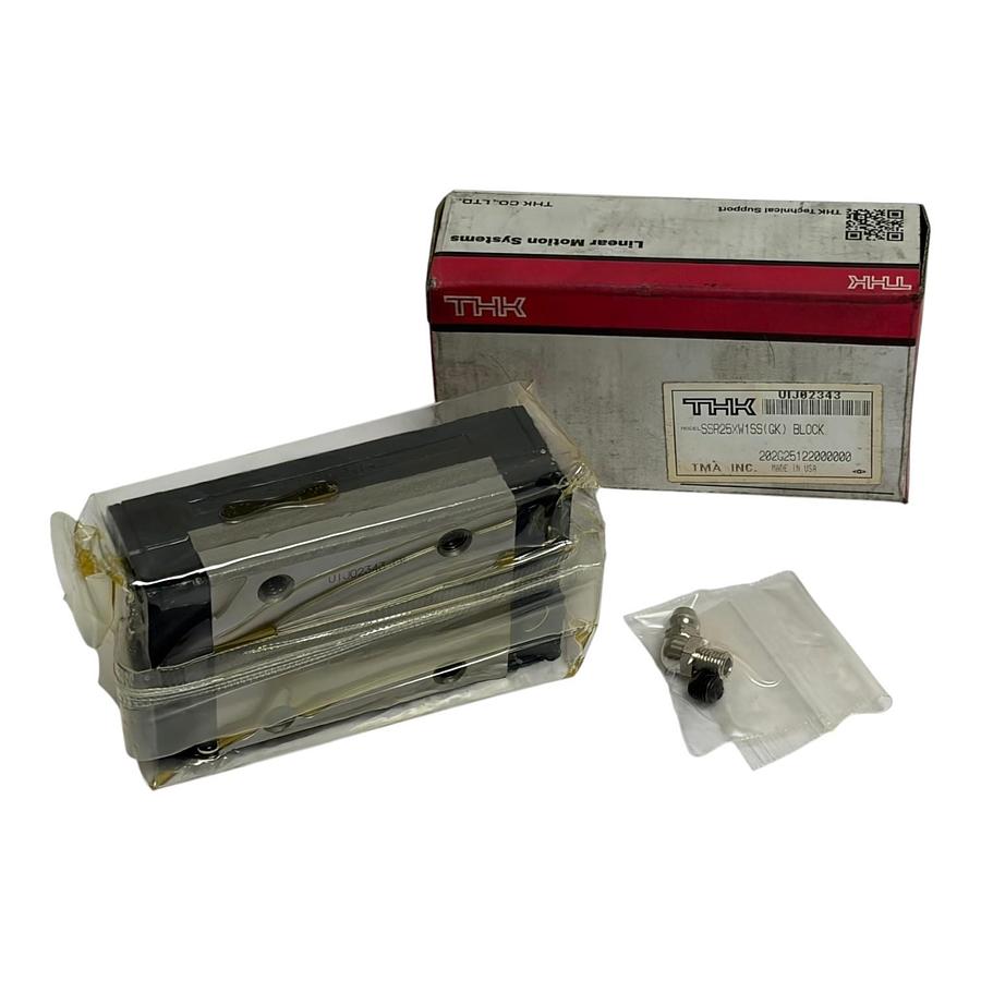 Used THK SSR25XW1SS(GK) BLOCK Linear Motion Guide Bearing Carriage Slide New