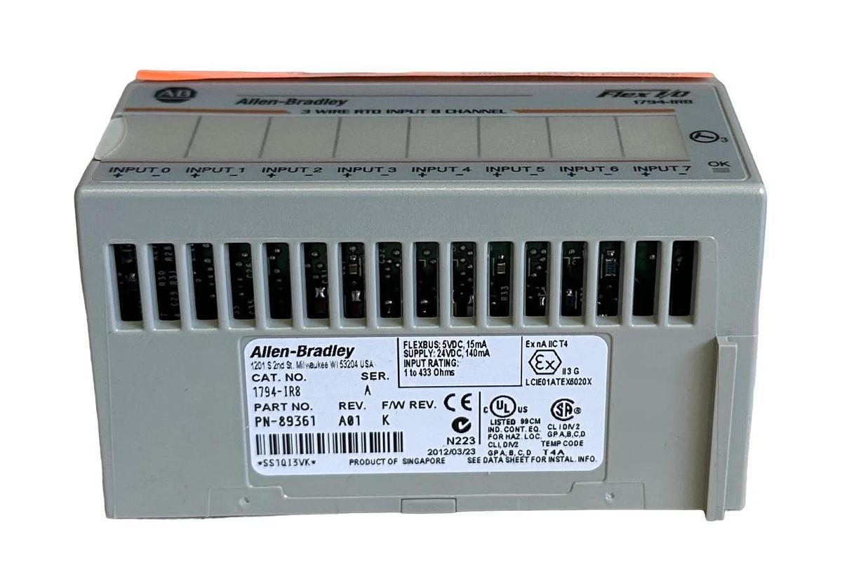 NEW ALLEN BRADLEY 1794-IR8 /A Flex I/O 8-PT RTD INPUT MODULE 1794IR8 NOS