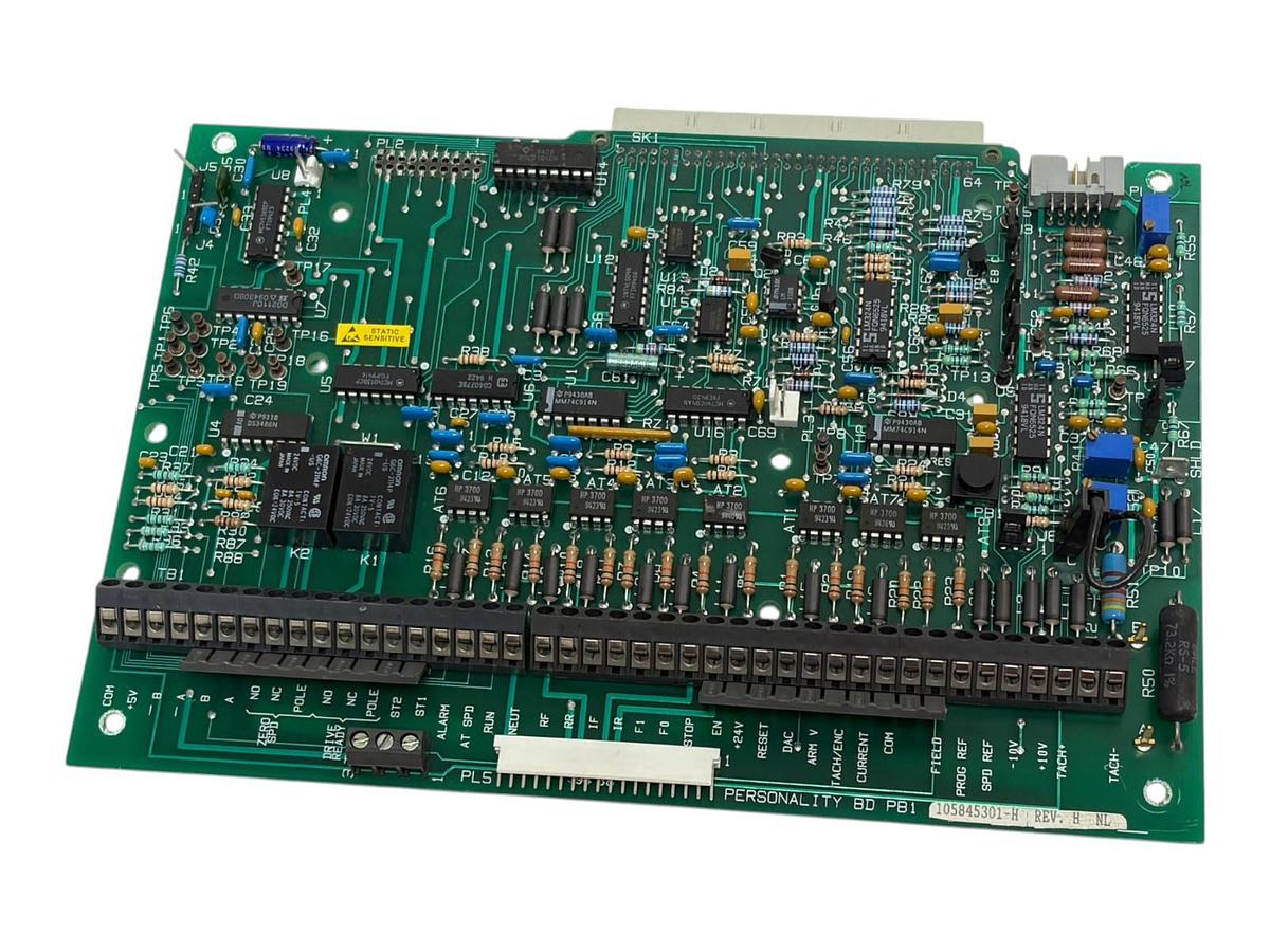 Used Industrial Drive Personality Board PB1 105845301-H Rev H 1056222 E Circuit Card