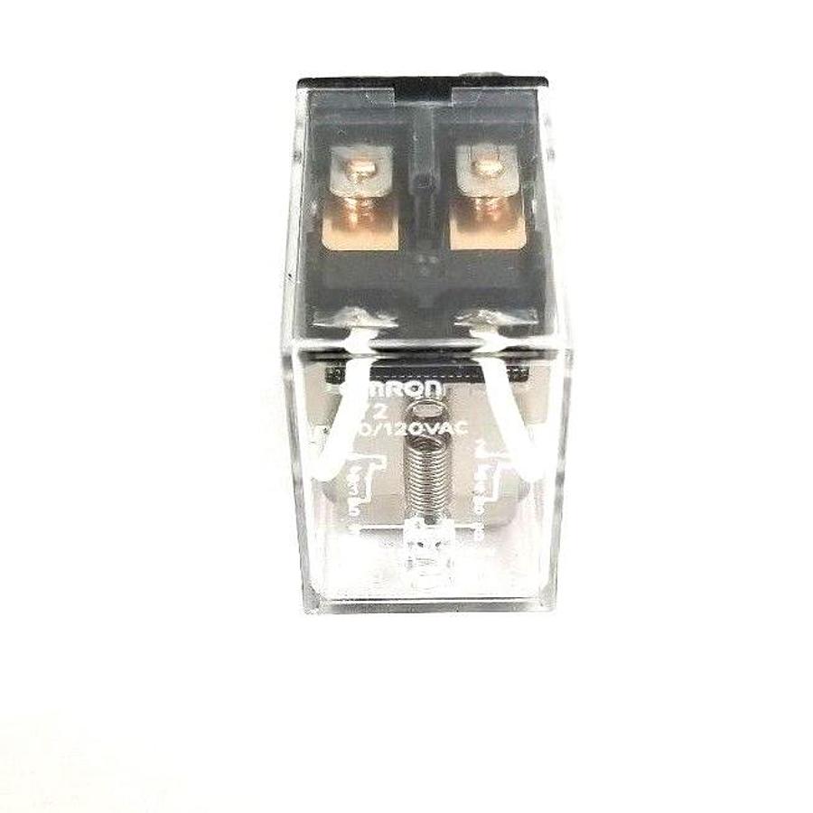 Used LOT OF 2 OMRON LY2 RELAYS 110/120VAC