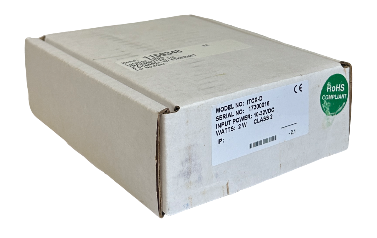 Used OMEGA ENGINEERING iTCX-D / iTCXD iSERVER MICROSERVER EtherNet THERMO INPUT NSMP