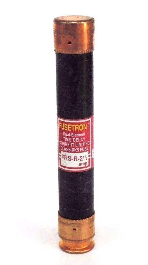Used LOT OF 8 NIB BUSSMANN FUSETRON FRS-R-2 1/2 CLASS RK5 FUSES 2-1/2 AMP