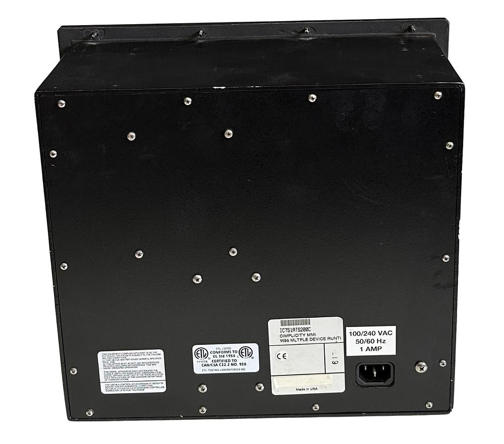 Used For Parts GE FANUC IC751ATS200C / IC751ATS200 CIMPLICITY MMI TOUCH DISPLAY