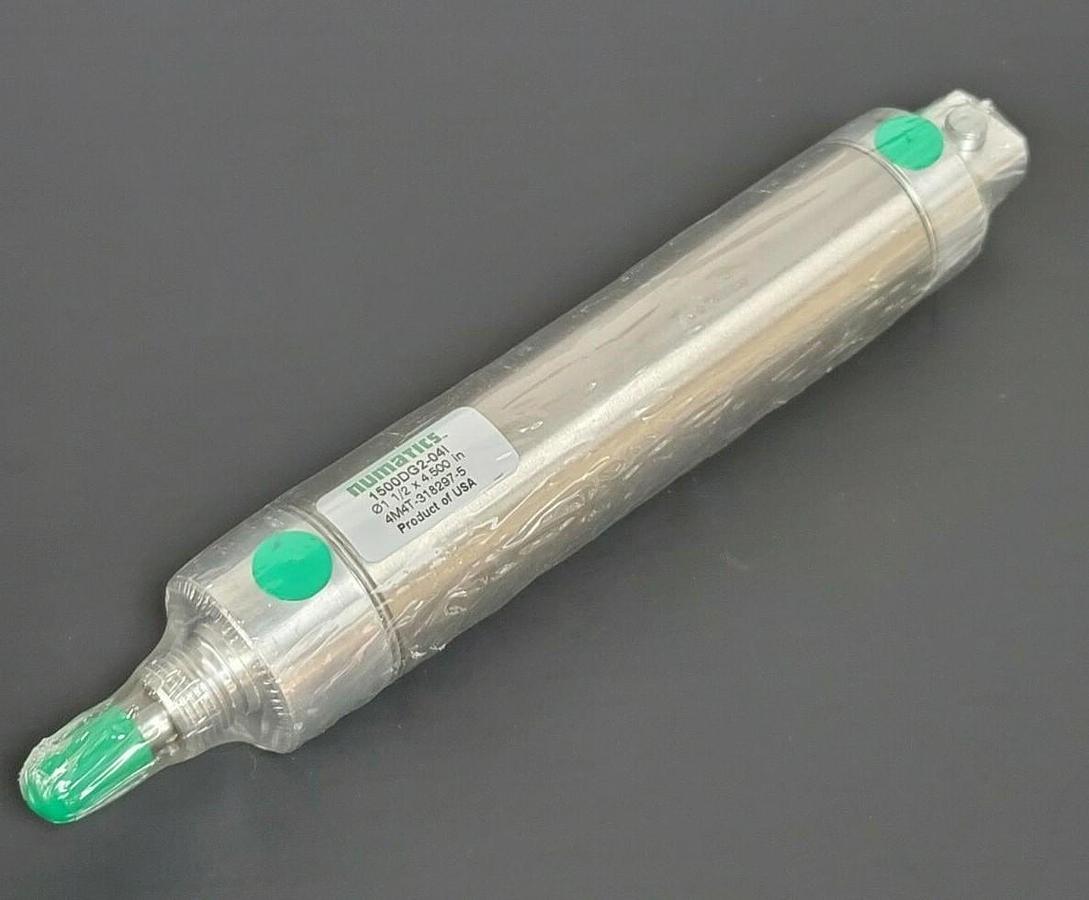 Used NEW NUMATICS 1500DG2-04I PNEUMATIC CYLINDER 1-1/2 X 4.500 IN, 4M4T-318297-5