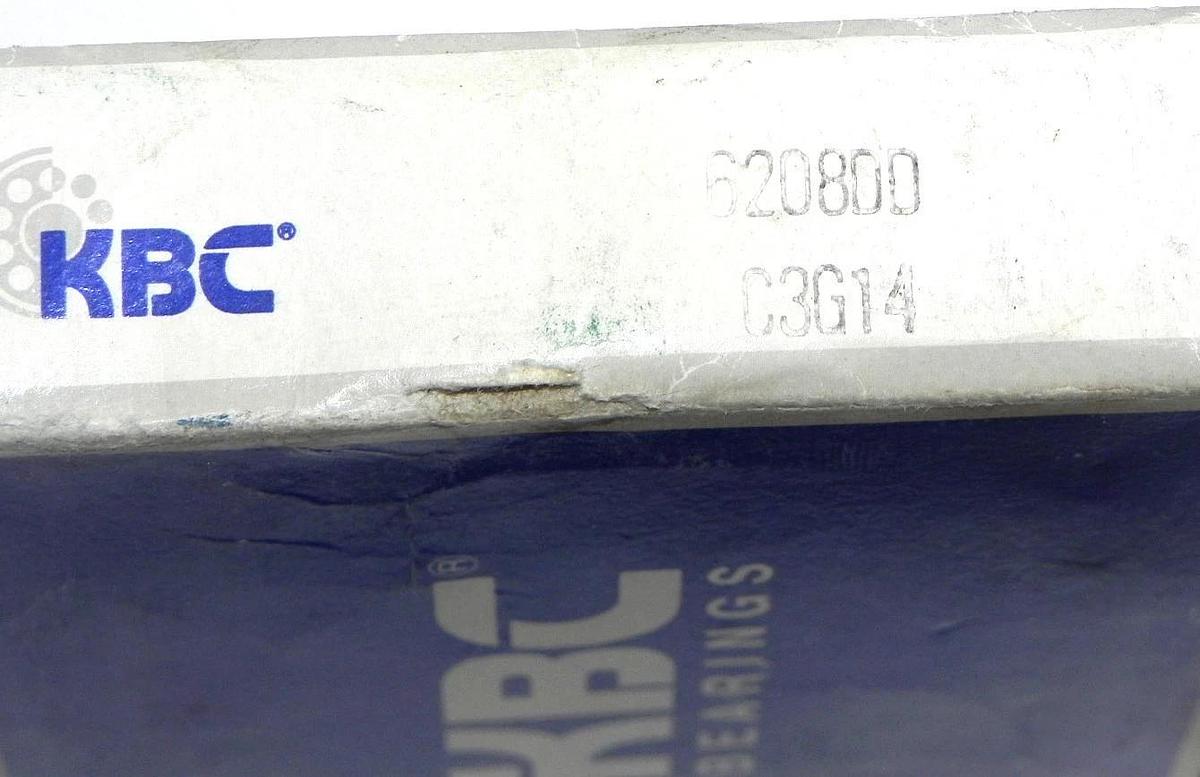 Used LOT OF 2 NIB KBC 6208DD BEARINGS