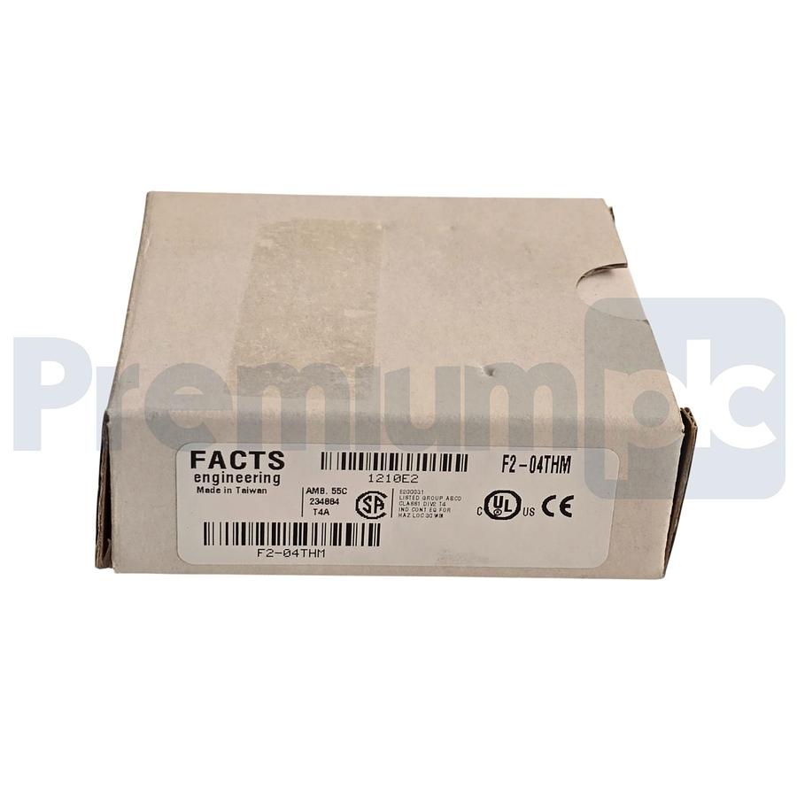Used FACTS ENGINEERING F2-04THM DirectLOGIC DL205 4-CH TEMPERATURE INPUT MODULE NSMP