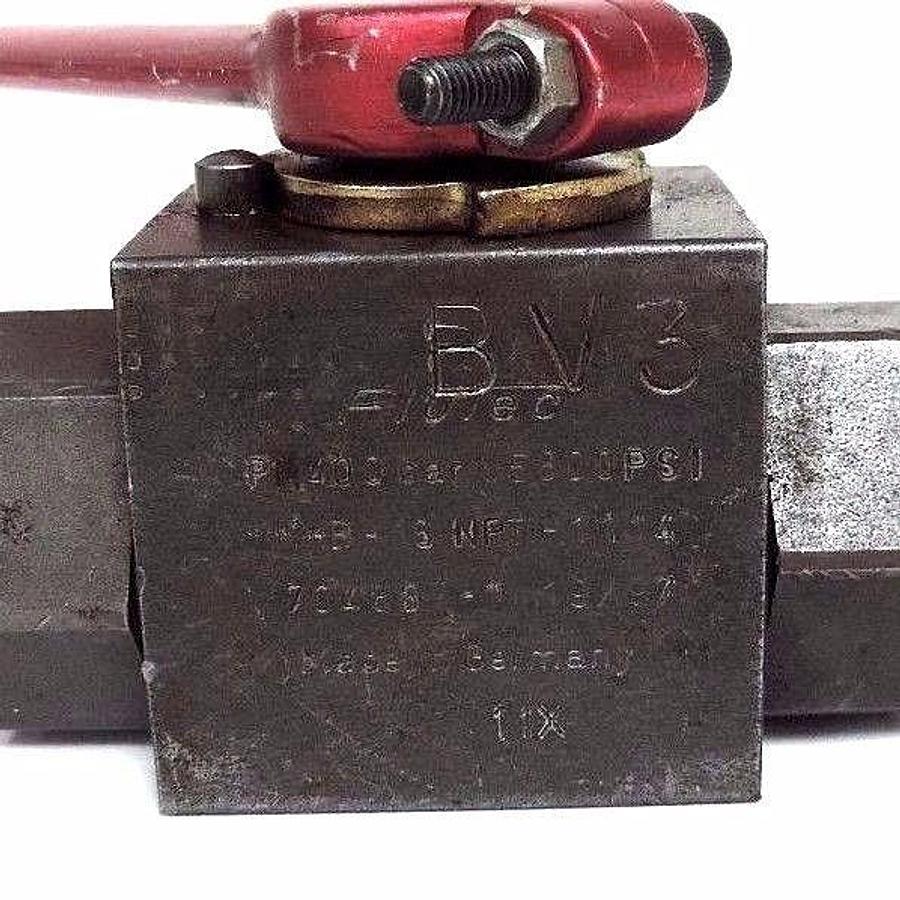 Used FLUTEC BV3 CHECK VALVE KHB-16NPT-1114, 70488-1119/97