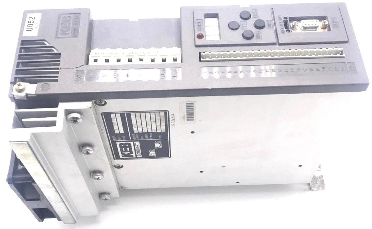 Used KEB COMBIVERT 14.F0.R11-3429 FREQUENCY CONVERTER DRIVE *BAD DISPLAY*