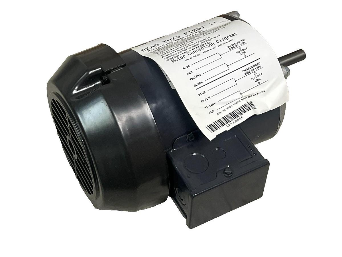 Used Dayton 6XJ06BE General Purpose Motor | 1/6 HP, 1725 RPM, 115V, 48Z Frame, 6XJ06