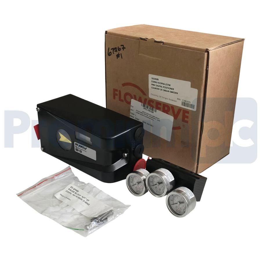 Used FLOWSERVE D3XNU-K23PVA-Z5TM PMV D3 Digital Positioner HART DOUBLE ACTING NSMP