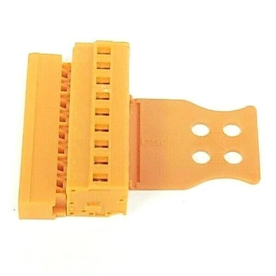 BOX OF 50 NEW WAGO 231-639/034-000 TERMINAL BLOCK ORANGE SERIES 231