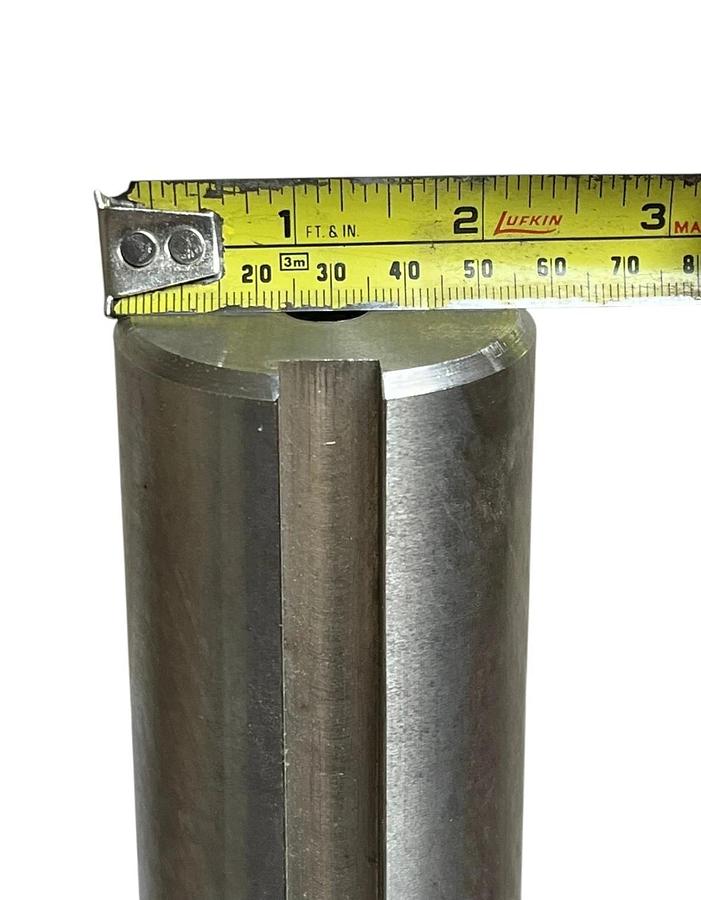 30.75" Industrial Drive Shaft 2.5" to 2" Stepped Steer Axle Keyed Transmission