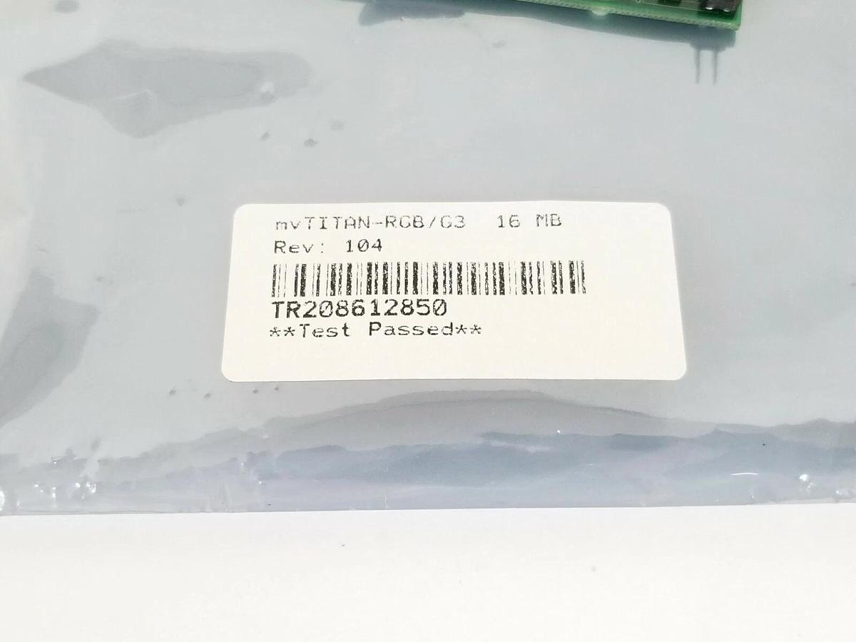 Used MATRIX VISION mvTITAN-RGB/G3 16 MB FRAME GRABBER BOARD REV: 1.04 B1527321