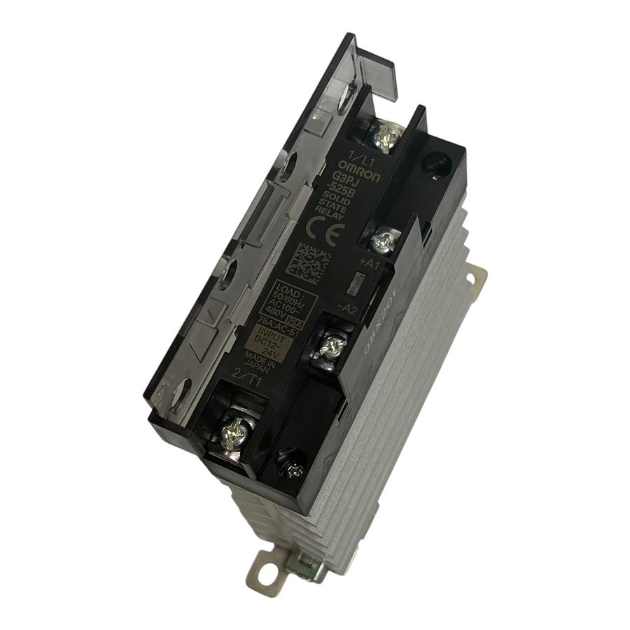 Used Omron G3PJ-525B Solid State Relay SSR 25A 100-480VAC 12-24VDC with Heatsink New