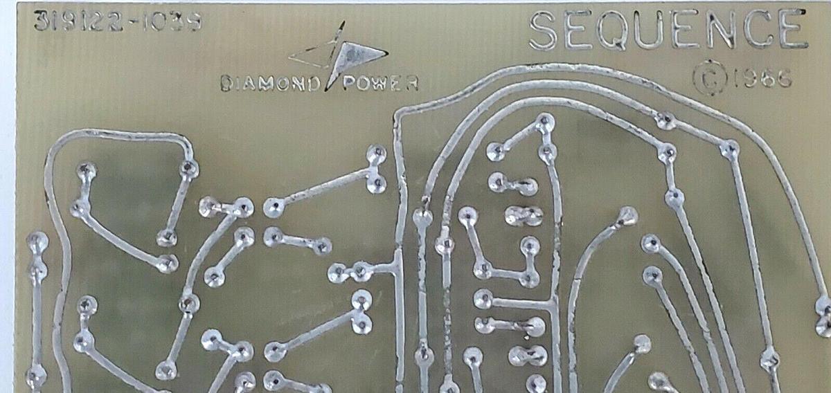 Used DIAMOND POWER 319122-1039 SEQUENCE BOARD 3191221039
